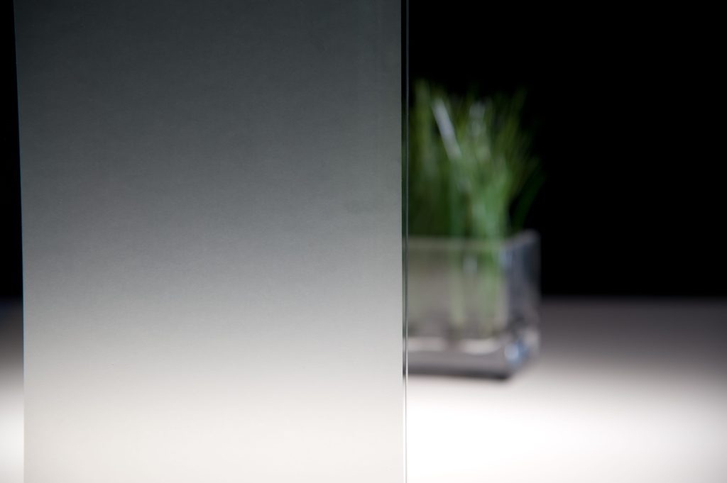 3M Dusted Crystal glass finish for privacy